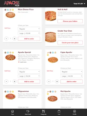 Apache Pizza App android App screenshot 1